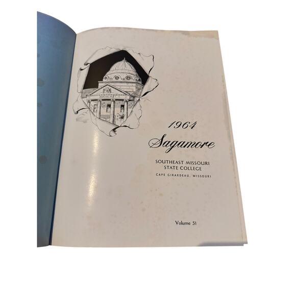 1964 “Sagamore” Southeast Missouri State College Yearbook + Kappa Delta Pi Cert - Picture 3 of 8